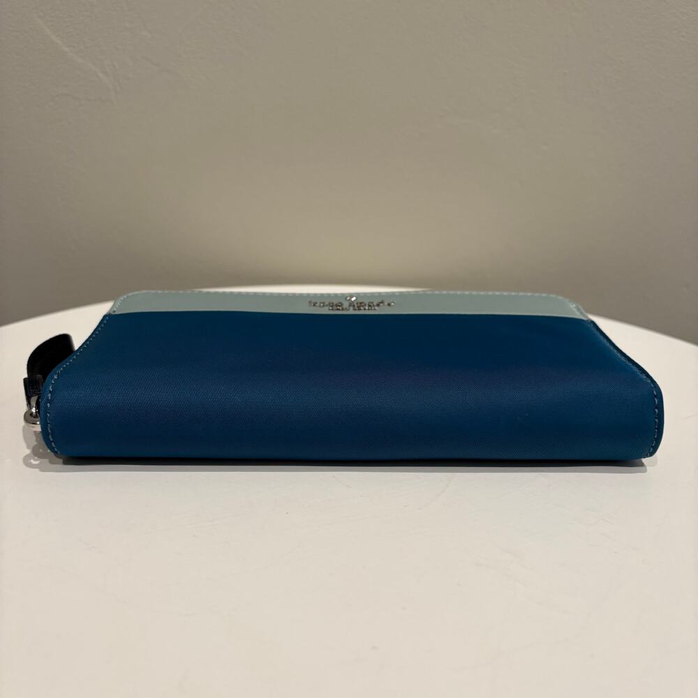 Kate Spade Chelsea Large Continental Wallet Blue Two Tone - Picture 5 of 8